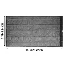Lona de malla para camión volquete VEVOR de 8 x 14 pies, lona de malla negra con ojales, lona de malla resistente de 6 pulgadas con apertura de bolsillo, lona de remolque recubierta de PVC, para cubierta de cama de camión