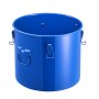 Cubo de grasa para freidora VEVOR, contenedor de 10 galones para desechar aceite, cubo de acero al carbono con revestimiento antioxidante, contenedor para transportar aceite con tapa, clips de bloqueo y bolsa de filtro para filtrar aceite de cocina caliente, azul
