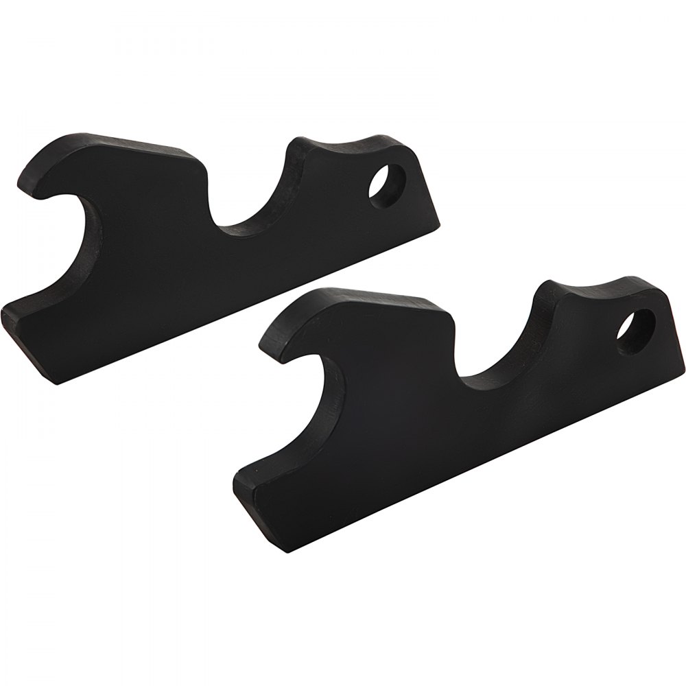 VEVOR Orejas de cubo de fijación rápida, orejas de cubo de excavadora de 3/4 pulgadas de grosor, 2 piezas de orejas de cubo, acero con revestimiento negro con artesanía de metal precisa, compatible con KX040 KX71 KX91 KX121