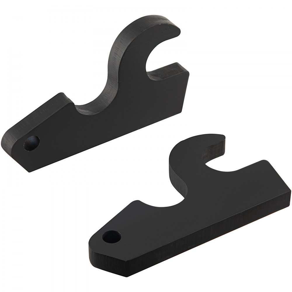 VEVOR Orejas de cubo de fijación rápida, orejas de cubo de excavadora de 3/4 pulgadas de grosor, 2 piezas de orejas de cubo, acero con revestimiento negro con artesanía de metal precisa, compatible con KX040 KX71 KX91 KX121
