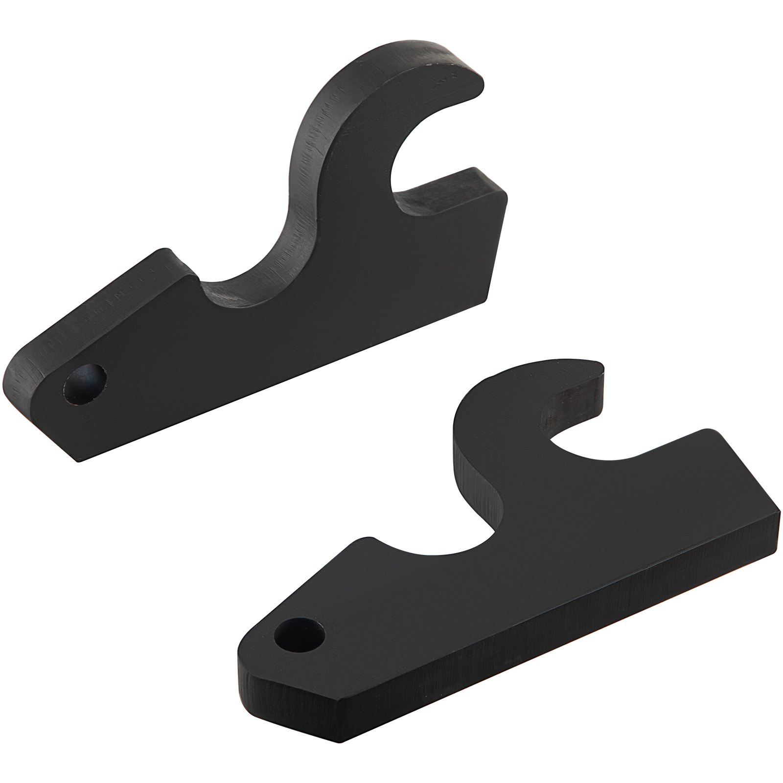 VEVOR Orejas de cubo de fijación rápida, orejas de cubo de excavadora de 3/4 pulgadas de grosor, 2 piezas de orejas de cubo, acero con revestimiento negro con artesanía de metal precisa, compatible con KX040 KX71 KX91 KX121