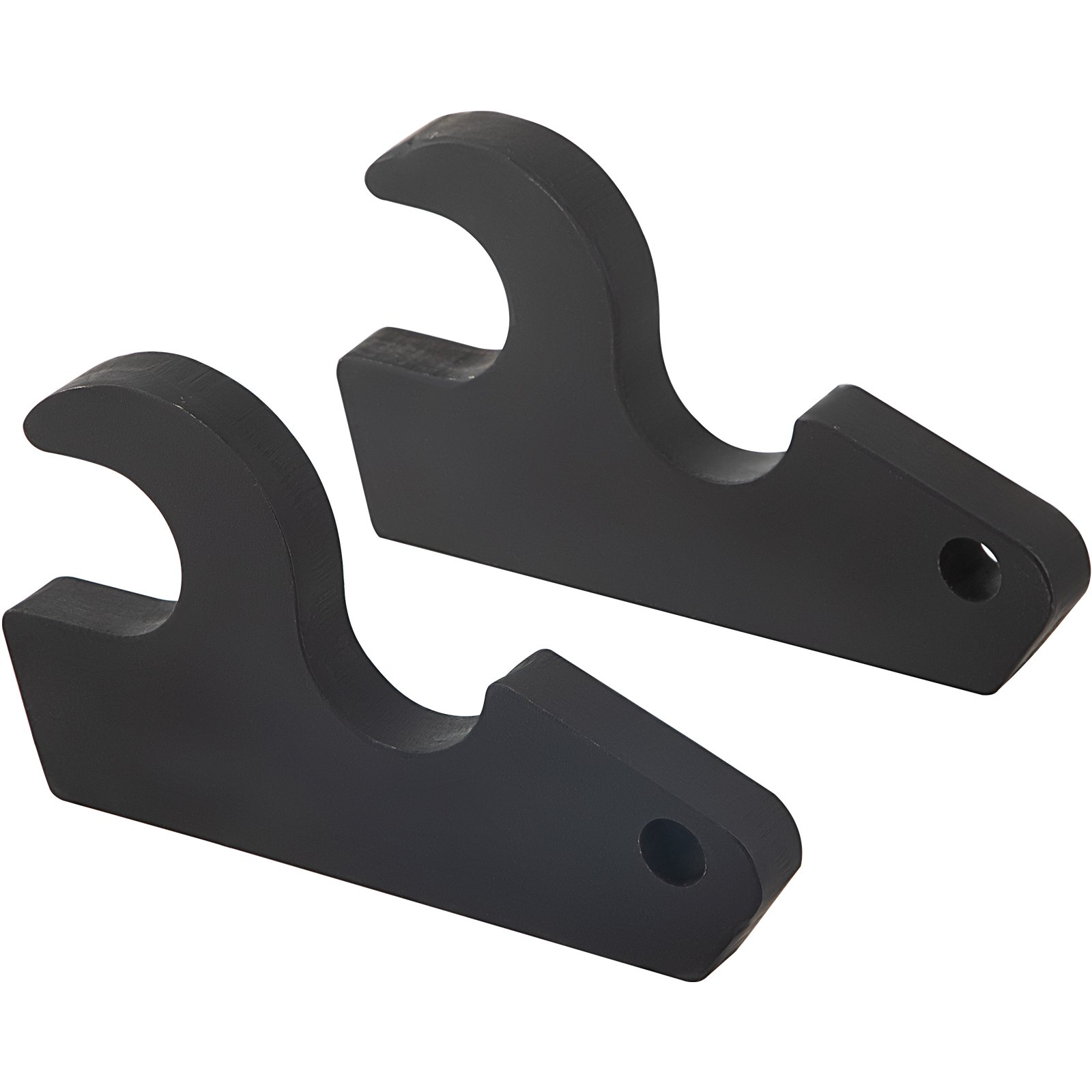 VEVOR Orejas de cubo de fijación rápida, orejas de cubo de excavadora de 3/4 pulgadas de grosor, 2 piezas de orejas de cubo, acero con revestimiento negro con artesanía de metal precisa, compatible con KX040 KX71 KX91 KX121