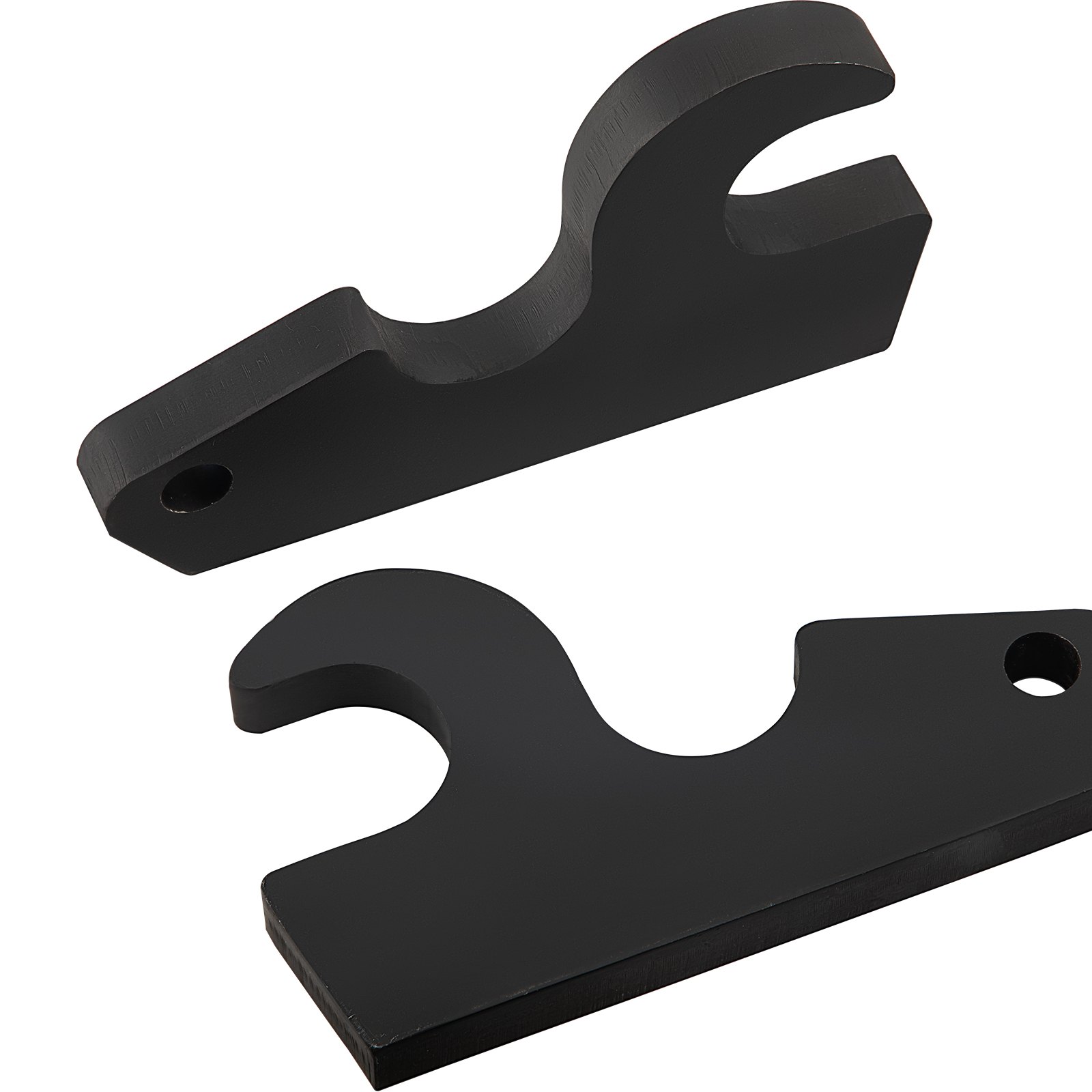 VEVOR Orejas de cubo de fijación rápida, orejas de cubo de excavadora de 3/4 pulgadas de grosor, 2 piezas de orejas de cubo, acero con revestimiento negro con artesanía de metal precisa, compatible con KX040 KX71 KX91 KX121