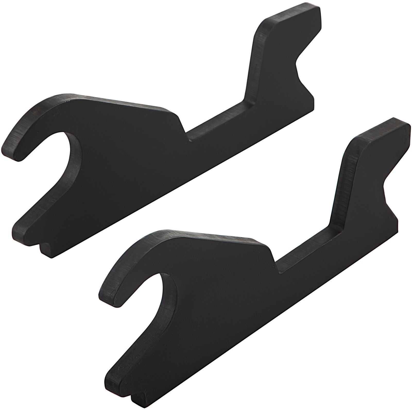 VEVOR Orejas de cubo de fijación rápida, orejas de cubo de excavadora de 3/4 pulgadas de grosor, 2 piezas de orejas de cubo, acero con revestimiento negro con artesanía de metal precisa, compatible con KX040 KX71 KX91 KX121