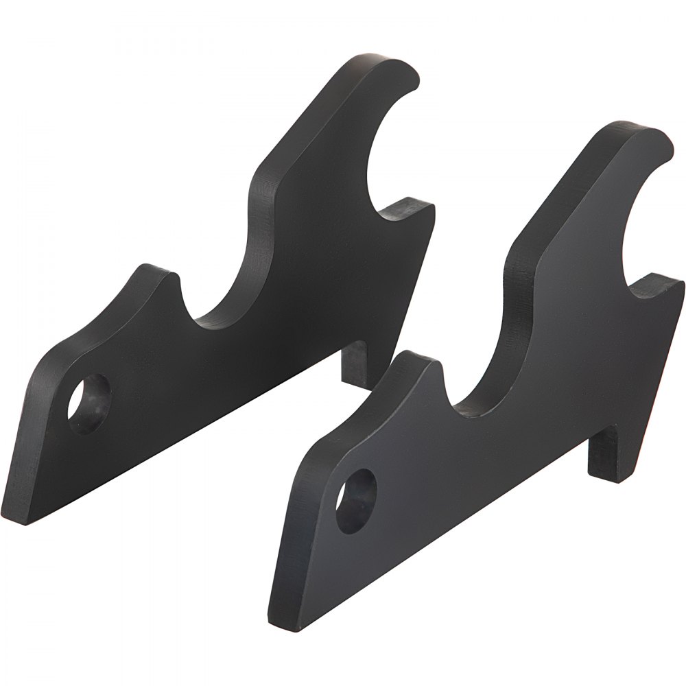 VEVOR Orejas de cubo de fijación rápida, orejas de cubo de excavadora de 3/4 pulgadas de grosor, 2 piezas de orejas de cubo, acero con revestimiento negro con artesanía de metal precisa, compatible con KX040 KX71 KX91 KX121