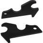 VEVOR Orejas de Cucharón de Fijación Rápida, Orejas de Cucharón para Excavadora de 3/4" de Grosor, Acero con Revestimiento Negro con Artesanía de Metal Precisa, Compatible con KX040 KX71 KX91 KX121