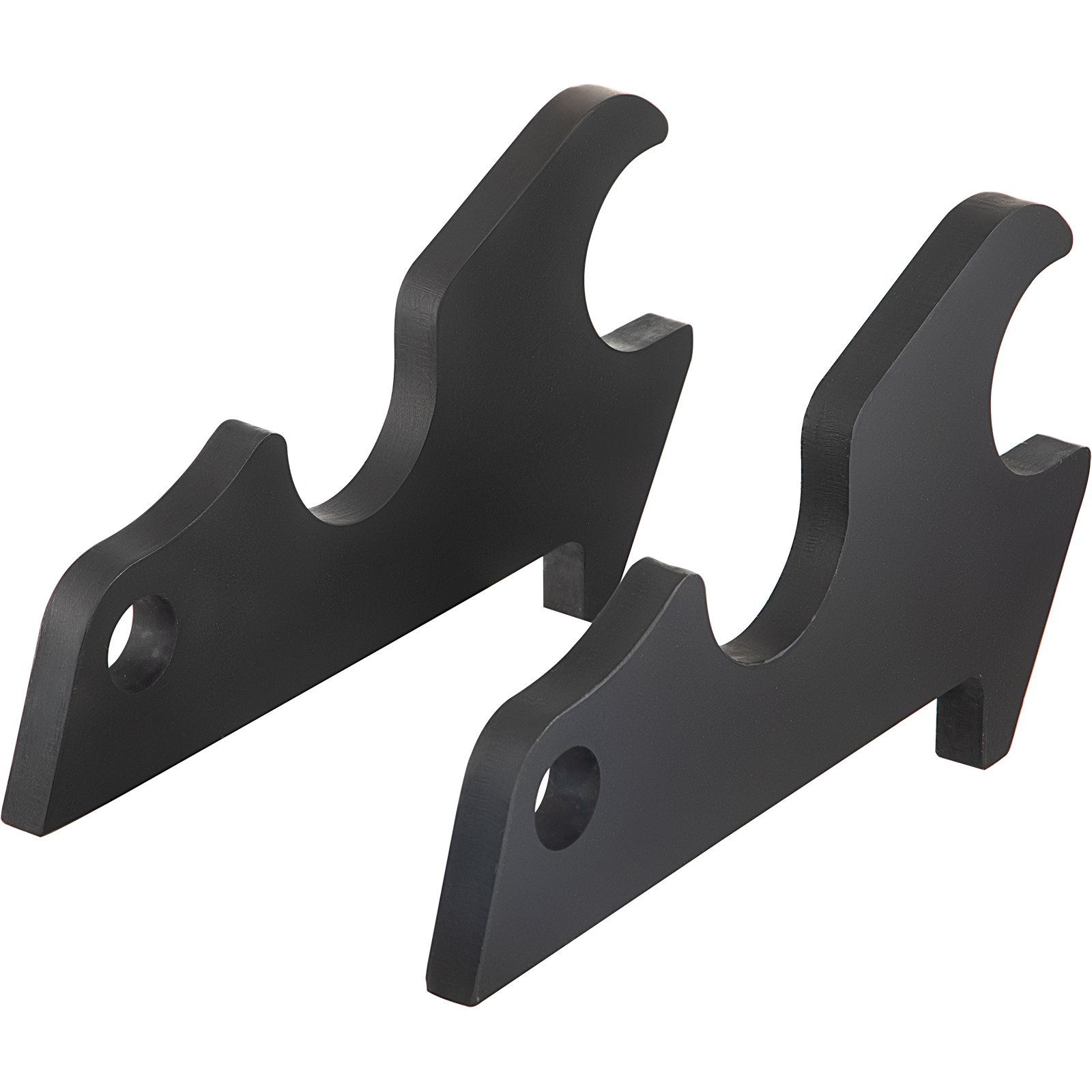 VEVOR Orejas de cubo de fijación rápida, orejas de cubo de excavadora de 3/4 pulgadas de grosor, 2 piezas de orejas de cubo, acero con revestimiento negro con artesanía de metal precisa, compatible con KX040 KX71 KX91 KX121