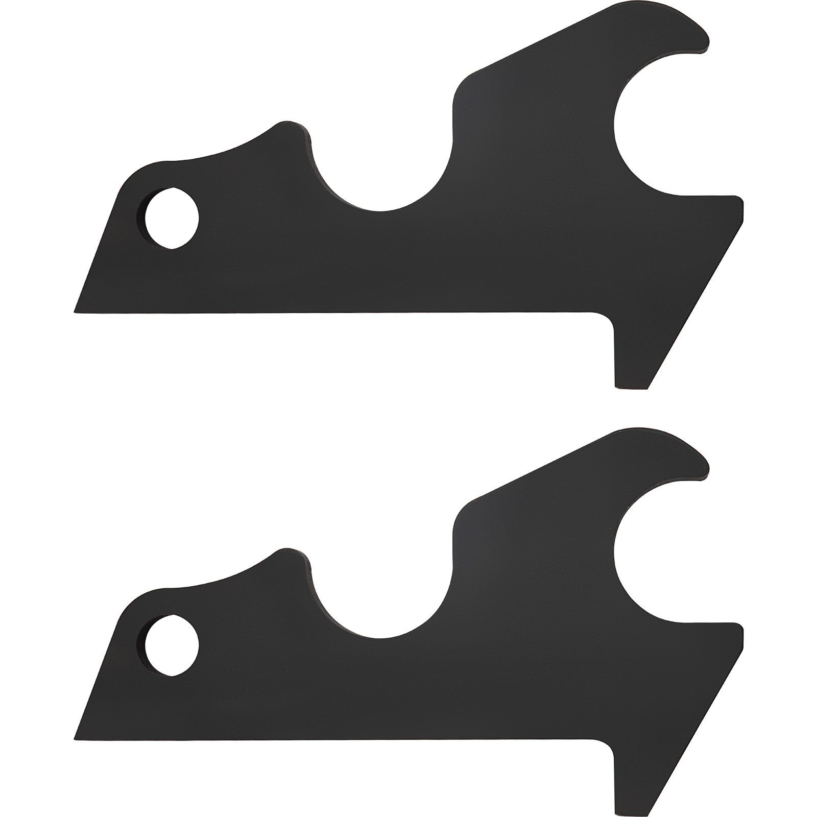 VEVOR Orejas de cubo de fijación rápida, orejas de cubo de excavadora de 3/4 pulgadas de grosor, 2 piezas de orejas de cubo, acero con revestimiento negro con artesanía de metal precisa, compatible con KX040 KX71 KX91 KX121