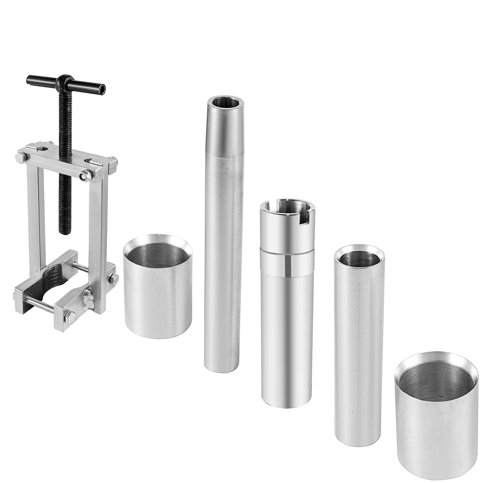 Eje de turbina VEVOR, 6 piezas de herramientas de anillo de sello de estator de bomba, compresor de resorte, kit de extractor de bomba, alineador de rotor de tamaño de buje, anillo de sello de estator de bomba y kit de redimensionamiento para Thm700-R4 (Md8), 4L60, 4L60E, 4L70E