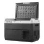 Refrigerador para coche VEVOR de 12 voltios, 26,4 cuartos de galón/25 litros, enfriador eléctrico portátil con temperatura ajustable de -20 °C a 20 °C, compresor de 12/24 V CC y 100-240 V CA, ideal para exteriores, camping, viajes y autocaravanas.