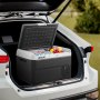 Refrigerador para coche VEVOR de 12 voltios, 42,3 cuartos/40 litros, enfriador eléctrico portátil con temperatura ajustable de -20 °C a 20 °C, compresor de 12/24 V CC y 100-240 V CA, ideal para exteriores, camping, viajes y autocaravanas.