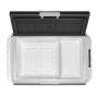 Refrigerador para coche VEVOR de 12 voltios, 52,8 cuartos/50 litros, enfriador eléctrico portátil con temperatura ajustable de -20 °C a 20 °C, compresor de 12/24 V CC y 100-240 V CA, ideal para exteriores, camping, viajes y autocaravanas.