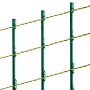 Alambre para cerca eléctrica VEVOR, alambre de polietileno portátil de 500 m y 1640 pies, 6 hilos de acero inoxidable de 1/8" de diámetro, con 25 aisladores y 25 aisladores de poste en T, para caballos, ganado vacuno y ganadería.