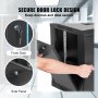 VEVOR Gabinete para servidores de red de montaje en pared 6U, 15.5'' de profundidad, gabinete para gabinete en rack para servidores, 200 lbs máx. Capacidad de carga montada en el suelo, con paneles laterales de puerta de vidrio con cerradura, para equipos de TI, dispositivos A/V