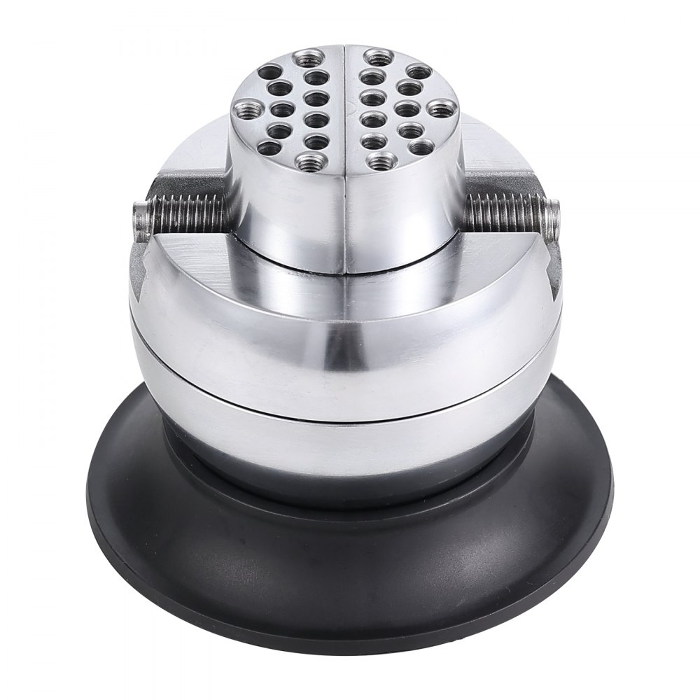 Tornillo de banco esférico VEVOR, herramienta de ajuste de grabado de 7,6 cm, tornillo de banco con rotación de 360°, 30 piezas de accesorios para grabado de joyas, bloque estándar para incrustaciones de piedras preciosas y grabado a pequeña escala.