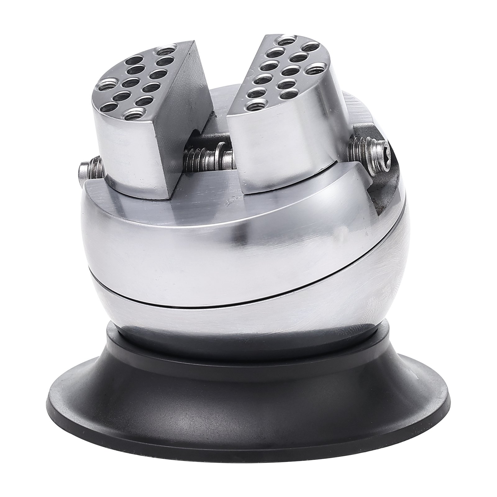 Tornillo de banco esférico VEVOR, herramienta de ajuste de grabado de 7,6 cm, tornillo de banco con rotación de 360°, 30 piezas de accesorios para grabado de joyas, bloque estándar para incrustaciones de piedras preciosas y grabado a pequeña escala.