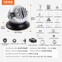 Tornillo de banco esférico VEVOR, herramienta de ajuste de grabado de 7,6 cm, tornillo de banco con rotación de 360°, 70 piezas de accesorios para grabado de joyas, bloque estándar para incrustaciones de piedras preciosas y grabado a pequeña escala.