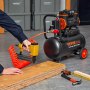VEVOR 4.8 Gallon Air Compressor, 1.2HP 2.2 CFM@90PSI Oil Free Air Compressor Tank & Max. 116PSI Pressure, 70 dB Ultra Quiet Compressor for Auto Repair, Tire Inflation, Spray Painting, Woodwork Nailing