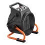 Calefactor para invernadero VEVOR, calefactor eléctrico PTC de 1500 W con termostato, ventilador, modos de calor bajo y alto, ángulo ajustable de 15°, protección contra sobrecalentamiento, para carpa de cultivo, invernadero, sala de flores, oficina en casa