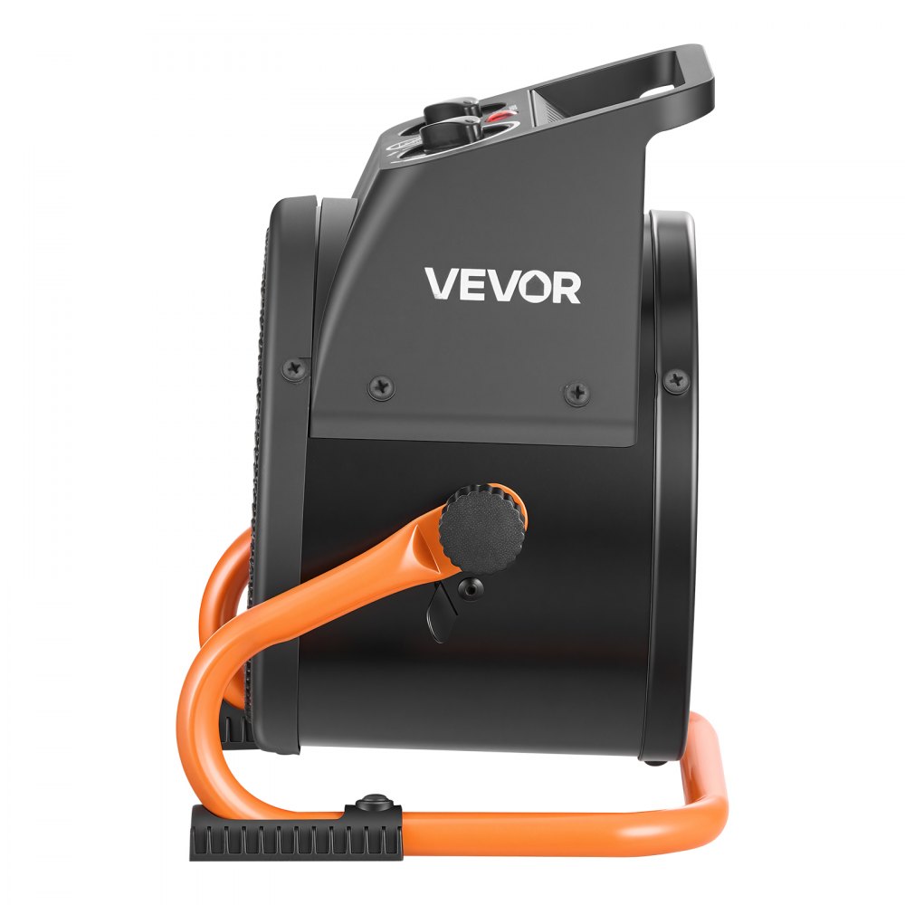 Calefactor para invernadero VEVOR, calefactor eléctrico PTC de 1500 W con ventilador, modos de calor bajo y alto, ángulo ajustable de 15°, protección contra sobrecalentamiento, portátil para carpas de cultivo, invernaderos pequeños, salas de flores, oficinas en casa
