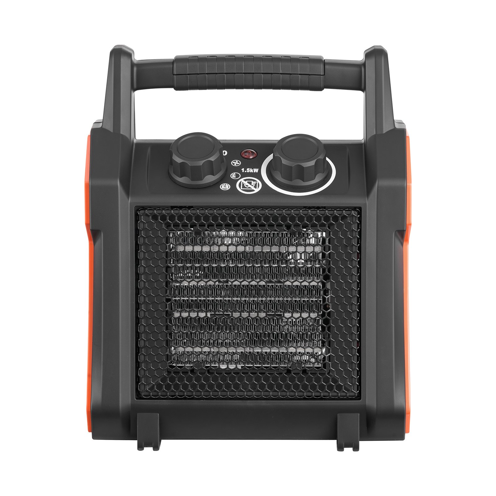 Calefactor para invernadero VEVOR, calefactor eléctrico PTC de 1500 W con ventilador, modos de calor bajo y alto, protección contra sobrecalentamiento, apagado automático en caso de vuelco, portátil para carpas de cultivo, invernaderos pequeños, salas de flores, oficinas en casa