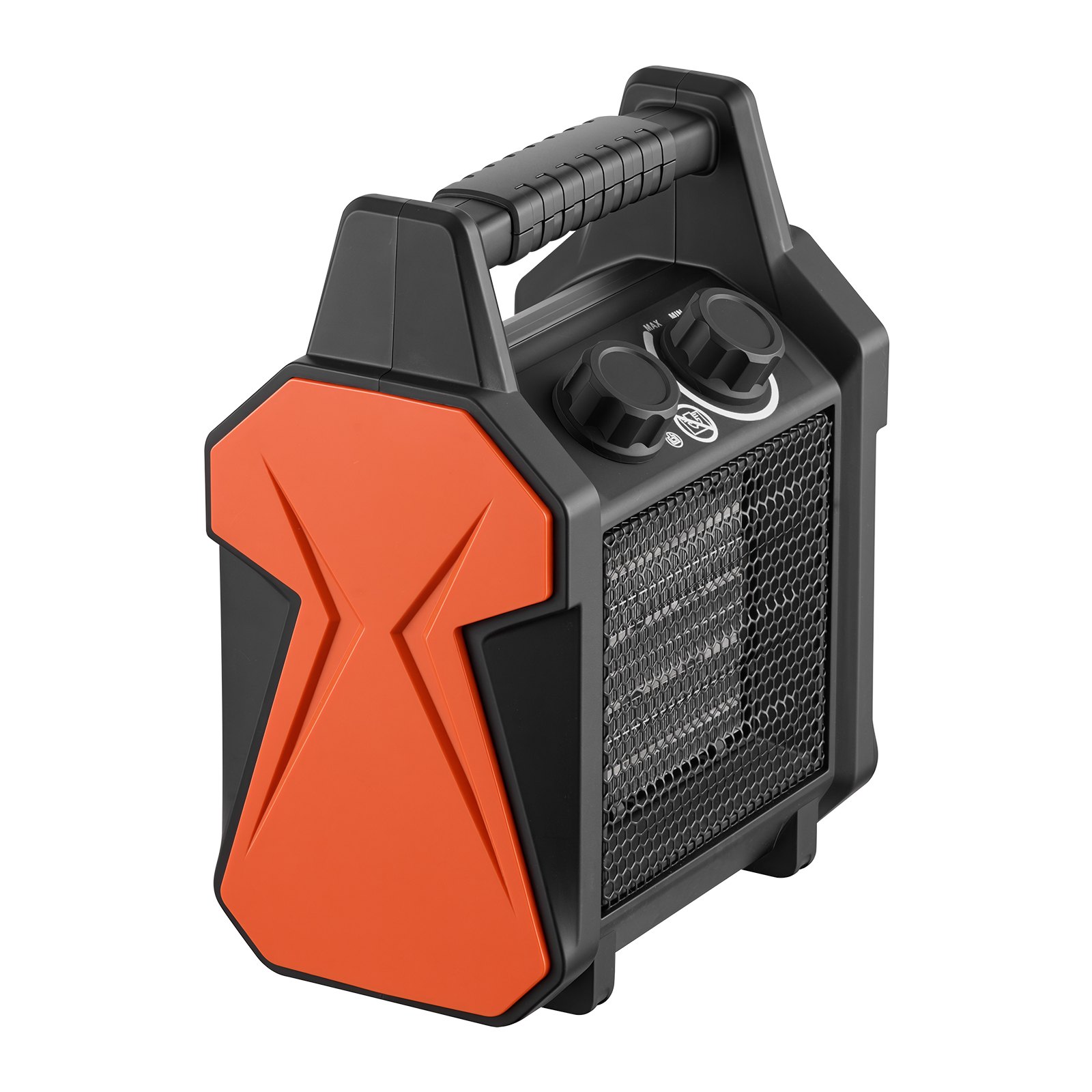 Calefactor para invernadero VEVOR, calefactor eléctrico PTC de 1500 W con ventilador, modos de calor bajo y alto, protección contra sobrecalentamiento, apagado automático en caso de vuelco, portátil para carpas de cultivo, invernaderos pequeños, salas de flores, oficinas en casa