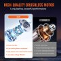 Hidrolavadora inalámbrica VEVOR, limpiadora portátil de alta presión de 652 PSI y 1,0 GPM, pistola para lavar autos con batería de 4,0 Ah, cargador, boquilla 6 en 1, para limpieza y riego de pisos y hogares