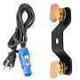 Cable de alimentación y soporte de montaje para luz de escenario LED VEVOR.