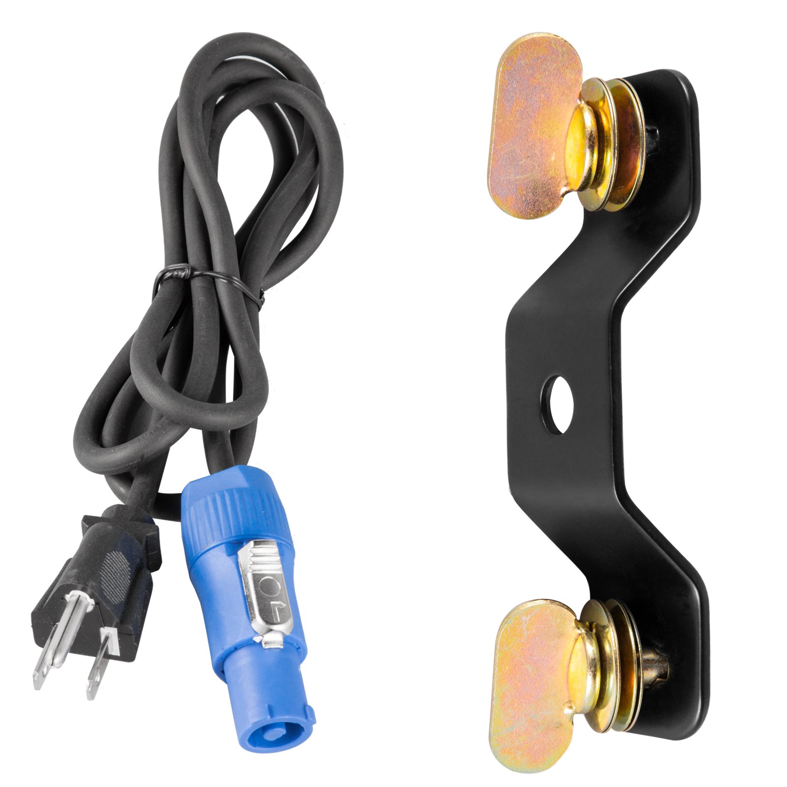 Cable de alimentación y soporte de montaje para luz de escenario LED VEVOR.