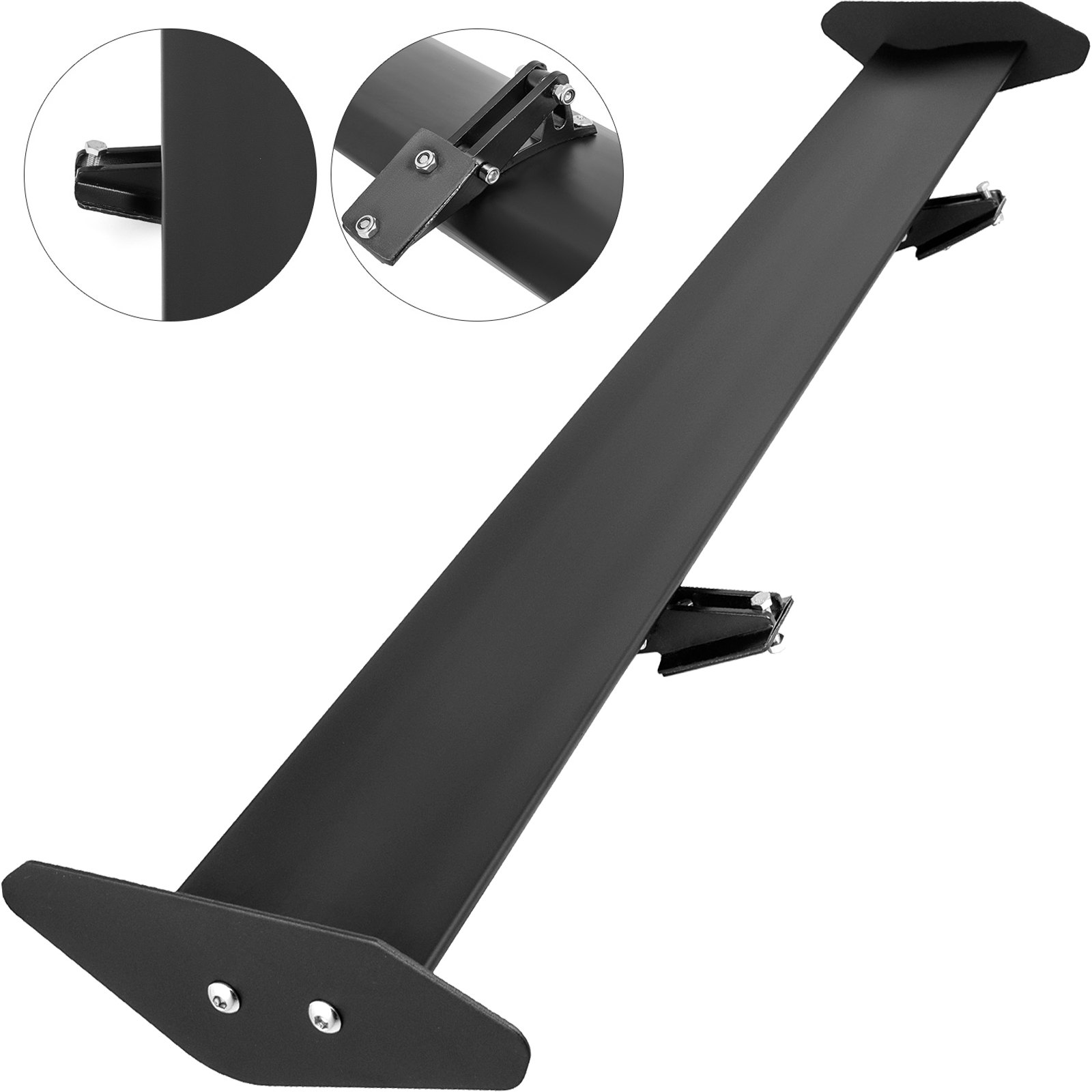 Alerón de ala GT Universal VEVOR, alerón trasero de aluminio ligero de 43,3 pulgadas, escotilla de una sola cubierta ajustable JG125