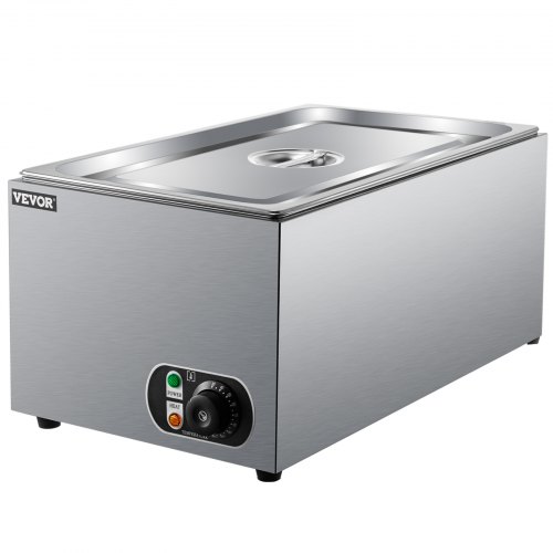 VEVOR Calentador Bufé 25,8 L Servidor de Bufé 1200 W de Acero Inoxidable 30-110℃