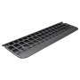 VEVOR Rampa de Goma para Acera Altura de 2,5 cm con 1 Canal Capacidad de Carga de 15 t Superficie Texturizada Antideslizante para Sillas de Ruedas Coches Scooters Muelles Garaje, 113 x 24,1 x 2,5 cm