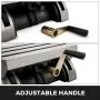 Mesa de fresado inclinable VEVOR Fresadora de ángulo inclinable de 7x5 pulgadas 0-90 ° Placa de ángulo giratorio ajustable con 3 ranuras en T y manivela ajustable Fresadora inclinable de alta resistencia para rectificado