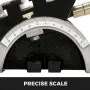 Mesa de fresado inclinable VEVOR Fresadora de ángulo inclinable de 7x5 pulgadas 0-90 ° Placa de ángulo giratorio ajustable con 3 ranuras en T y manivela ajustable Fresadora inclinable de alta resistencia para rectificado