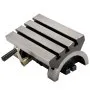Mesa de fresado inclinable VEVOR de 7 x 5 pulgadas, fresadora de ángulo inclinable, placa de ángulo giratorio ajustable de 0 a 45° con 3 ranuras en T y manivela ajustable, fresadora inclinable de alta resistencia para rectificado.