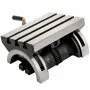 Mesa de fresado inclinable VEVOR de 7 x 5 pulgadas, fresadora de ángulo inclinable, placa de ángulo giratorio ajustable de 0 a 45° con 3 ranuras en T y manivela ajustable, fresadora inclinable de alta resistencia para rectificado.