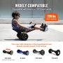 Accesorio de asiento para patineta eléctrica VEVOR, compatible con todas las patinetas eléctricas de 6,5", 8", 8,5" y 10", control de agarre, longitud de marco ajustable y capacidad de carga de 220 libras, accesorio para patinetas eléctricas Go Karts, para niños y adultos