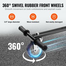 Accesorio de asiento para patineta eléctrica VEVOR, compatible con todas las patinetas eléctricas de 6,5", 8", 8,5" y 10", control de agarre, longitud de marco ajustable y capacidad de carga de 220 libras, accesorio para patinetas eléctricas Go Karts, para niños y adultos