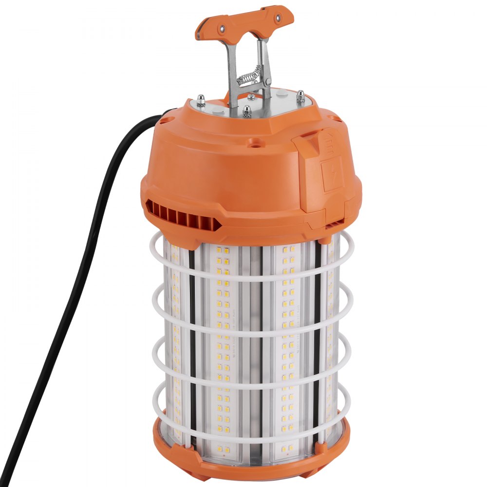 VEVOR LED Portable Work Lamp, 150W, 20000lm, 5000K Durable & Water-Resistant, Linkable up to 6 Units, Ceiling or Stand Job Site Illumination for Both Indoor & Outdoor Use