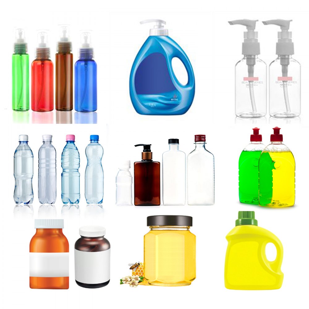 Máquina taponadora de rosca VEVOR 16-55 mm Diámetro de tapado Tapa de botella Tapa de rosca 50-300 mm Altura de botella Máquina tapadora de tornillo Taponadora neumática y eléctrica de escritorio para botellas redondas