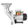 Trituradora eléctrica de manzanas VEVOR de 550 W, máquina trituradora de sobremesa de acero inoxidable SUS304, tritura manzanas enteras de hasta 7 cm de diámetro, capacidad de 60 kg/h, prensa para sidra de manzanas, peras, piña, guayaba, zanahoria y patata.