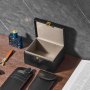 VEVOR Faraday Box, funda de cuero sintético con bloqueo de señal, llavero sin llave, protector con funda para 2 llaves, para WiFi, RFID, GPS, Bluetooth y 5G, caja antirrobo y bloqueador antipiratería (16,9 x 13,9 x 9,4 cm)