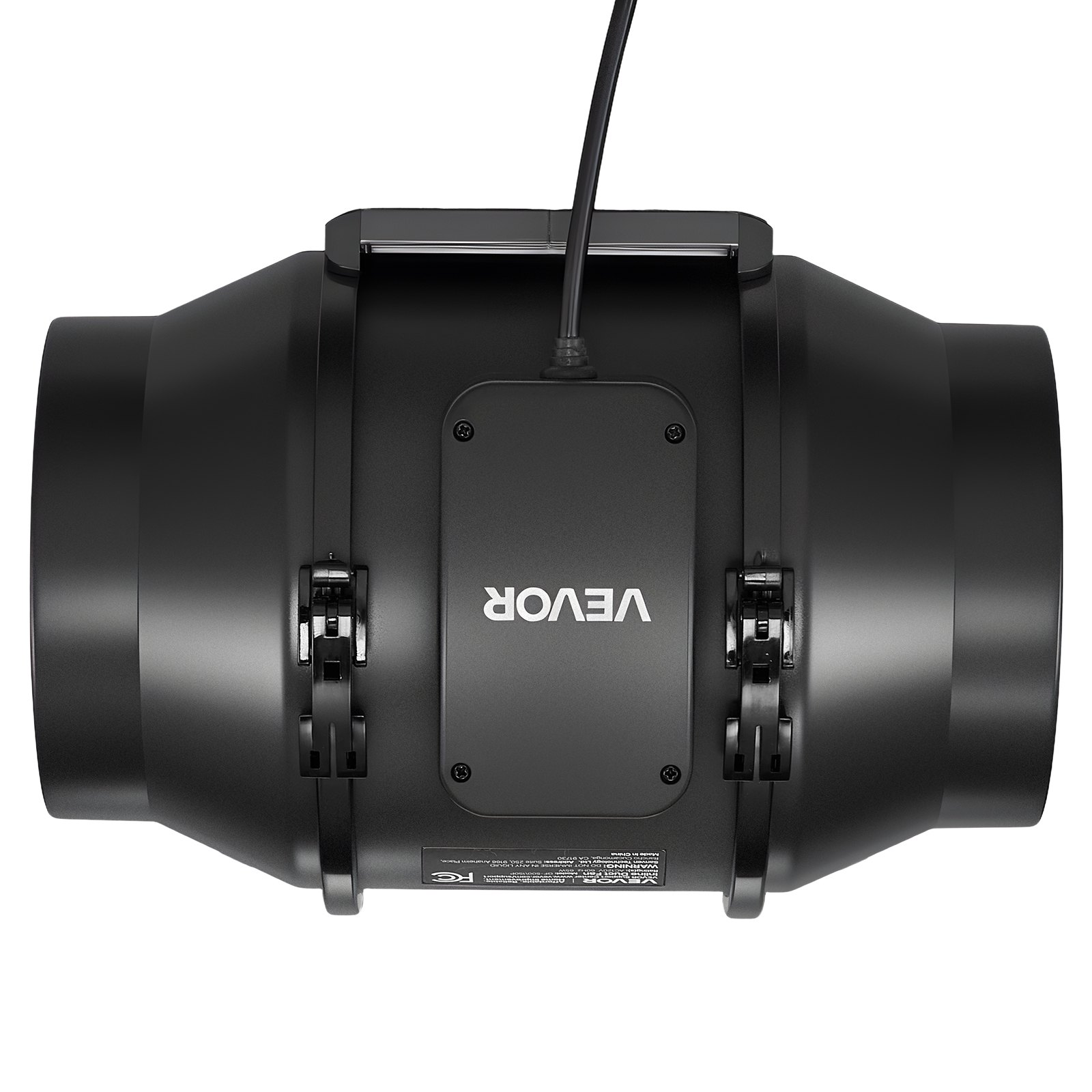 Ventilador de conducto en línea VEVOR, extractor silencioso de 15 cm, potente motor de CA de 380 CFM, para refrigeración, alto flujo de aire, ideal para tiendas de cultivo en interiores, sótanos e hidroponía.