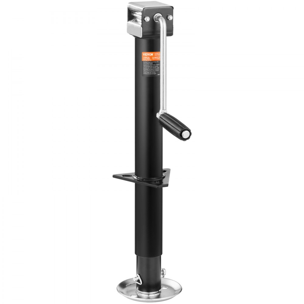 VEVOR Gato de remolque, gato de lengüeta de remolque con marco en A, capacidad de peso de 5000 lb, soporte de gato de remolque con asa para levantar remolques de RV, remolques de caballos, remolques utilitarios, remolques de yates