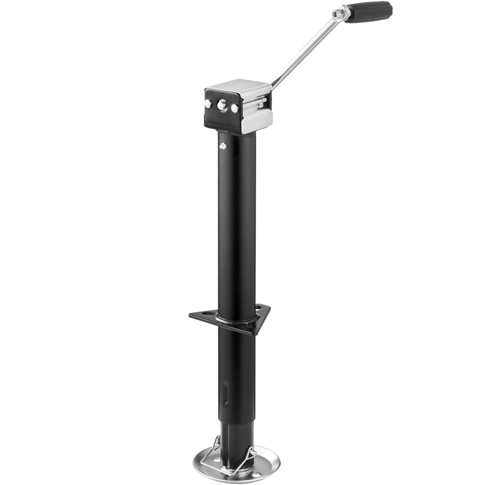 VEVOR Gato de remolque, gato de lengüeta de remolque con marco en A, capacidad de peso de 5000 lb, soporte de gato de remolque con asa para levantar remolques de RV, remolques de caballos, remolques utilitarios, remolques de yates