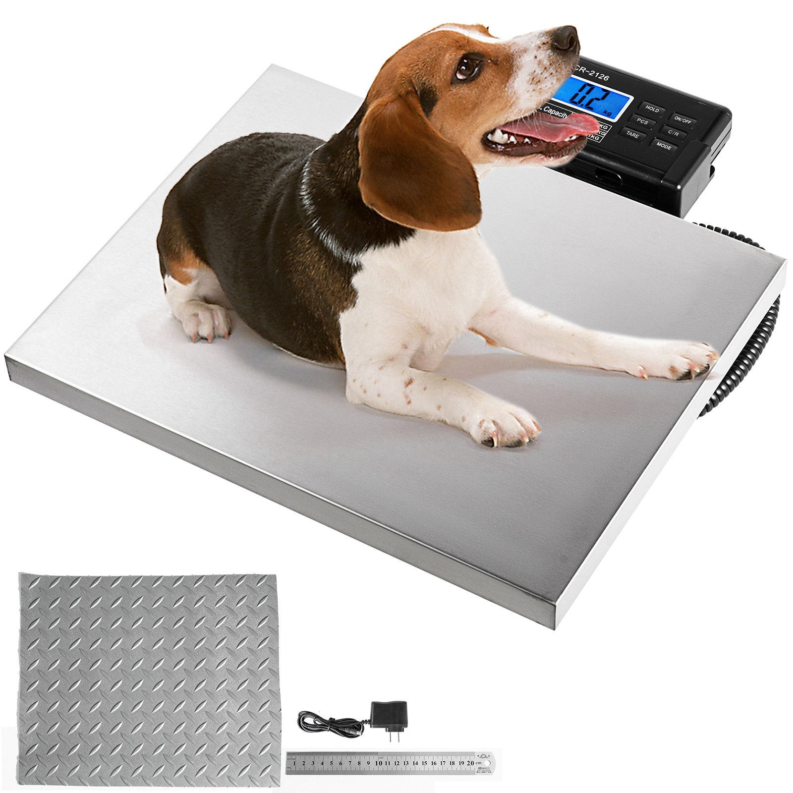 Báscula para ganado, báscula para perros, 440 libras, 14,96x11,81 pulgadas, báscula para animales para razas grandes