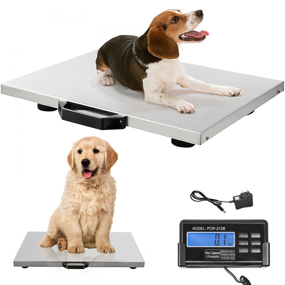 Báscula para ganado Báscula para perros 440lbs 20.5x16.5 Báscula para animales en pulgadas para razas grandes