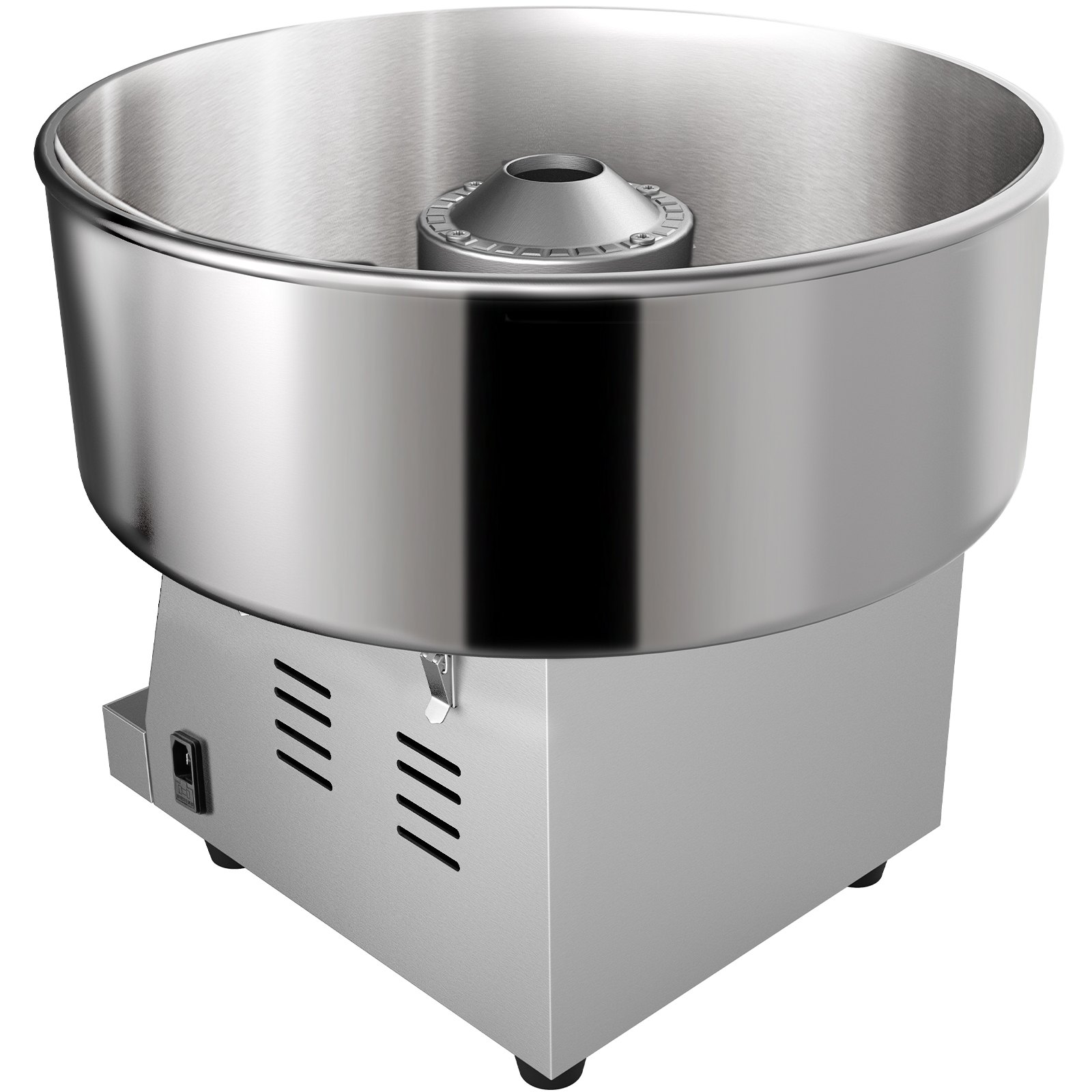 VEVOR Commercial Cotton Candy Machine Sugar Floss Maker 19.7 '' Tazón 1050W Plata
