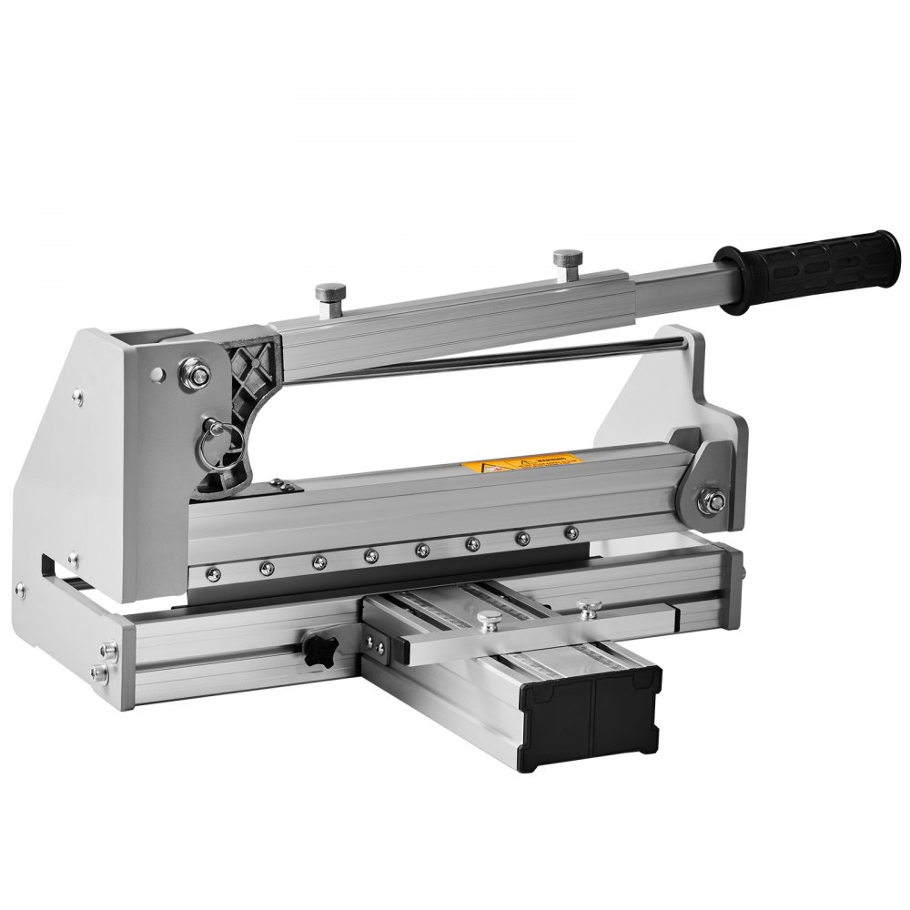 Cortadora de suelos VEVOR de 13 pulgadas, ideal para tablones de vinilo, laminados, madera de ingeniería y revestimientos. Profundidad de corte de 0,47 pulgadas. Corte fácil y sin esfuerzo. Cortadora de tablones de vinilo para LVP, WPC, SPC, LVT, VCT, PVC y más.