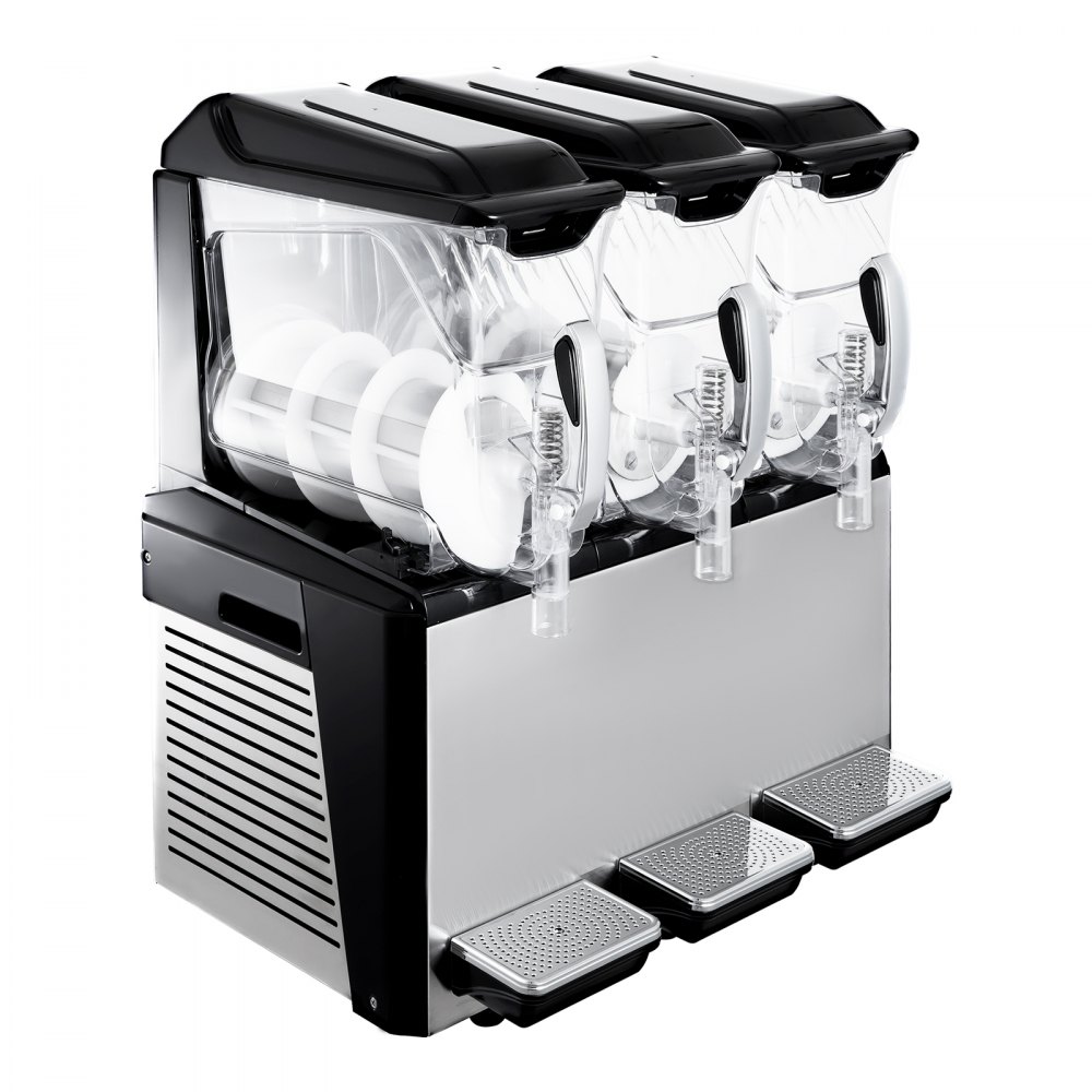 Máquina de granizados VEVOR de 30 l para el hogar, granizadora comercial de 1250 W, granizadora para bebidas congeladas con limpieza automática, granizadora para supermercados, cafeterías y restaurantes.